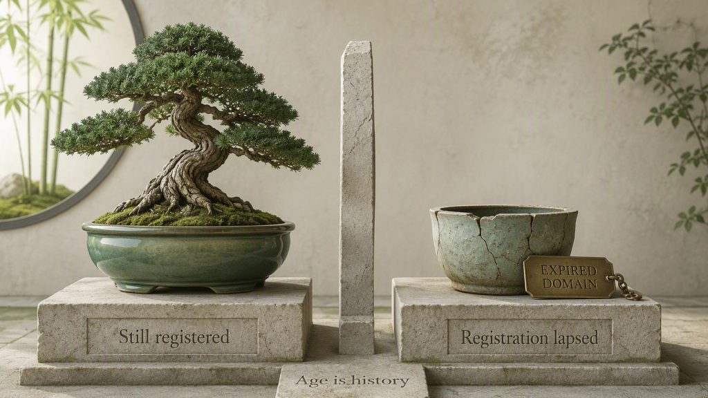 what is an aged domain
