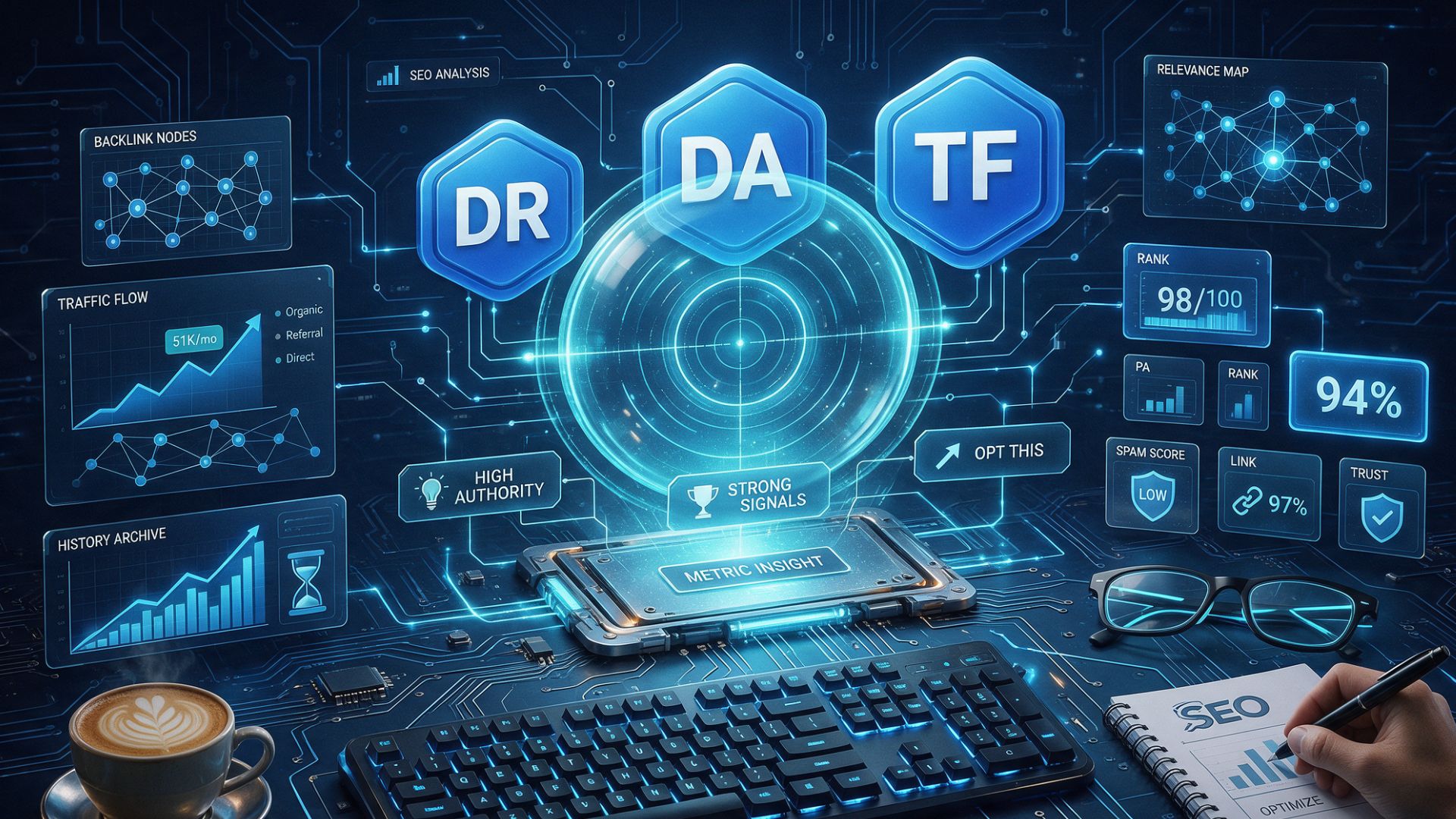 DA DR TF comparison