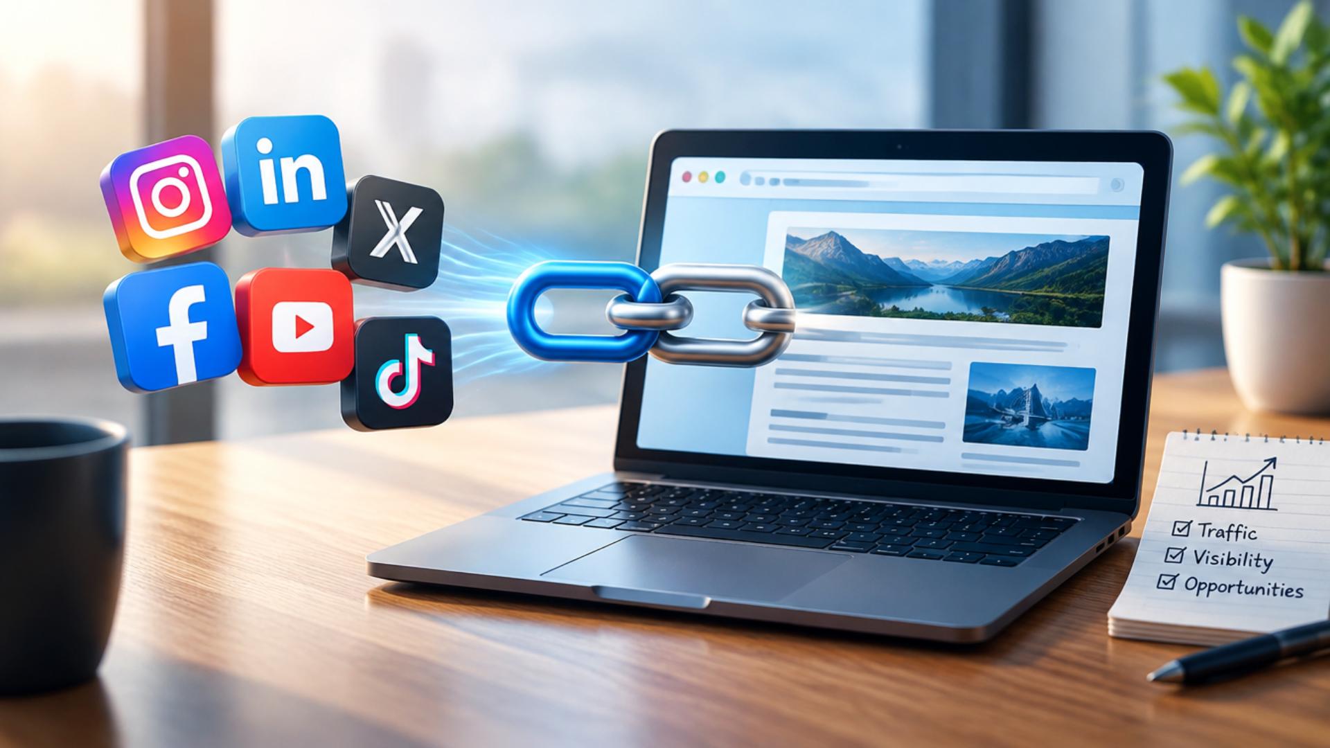 are social media links backlinks